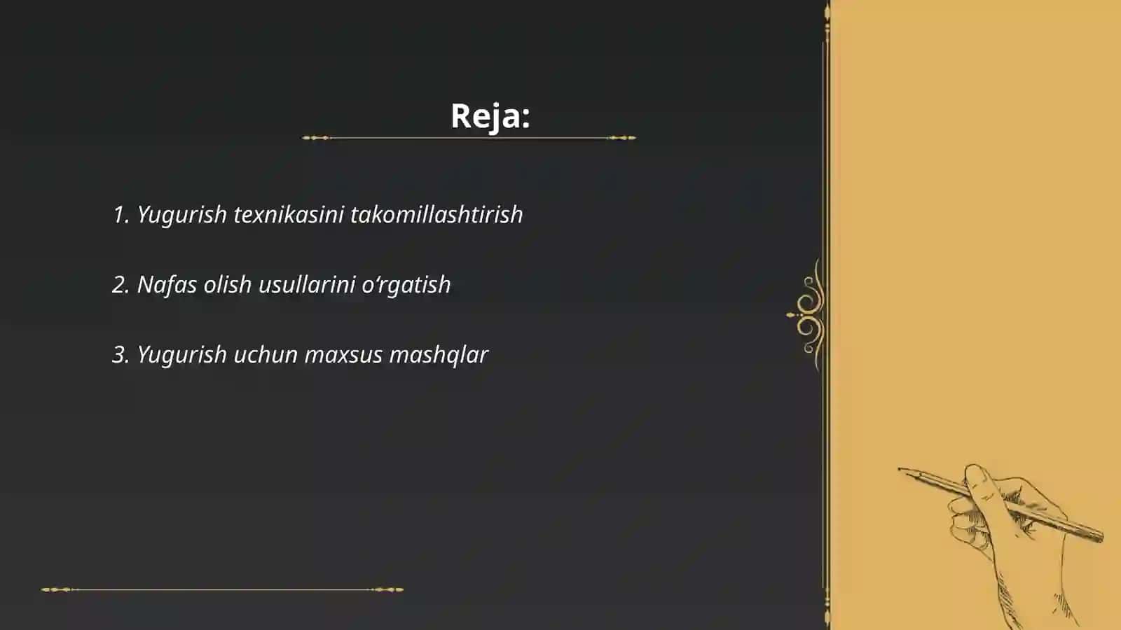 Õrta masofaga yugirish takomillashtirish 2