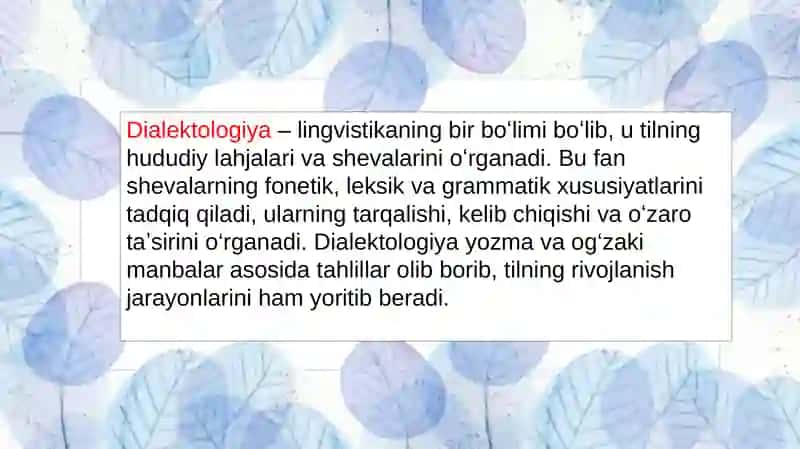 Qashqadaryo viloyati Qarshi shahrida qipchoq shevasining leksik , fonetik, morfologik xususiyatlari 2