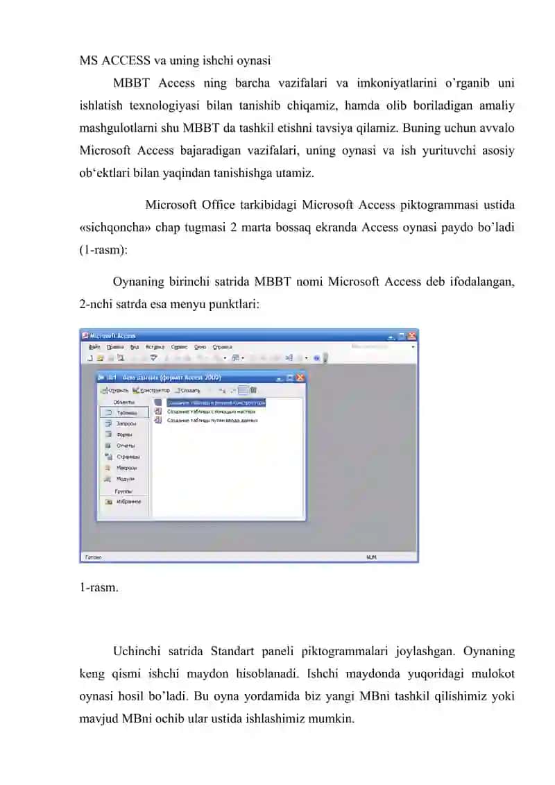 MS ACCESS 2