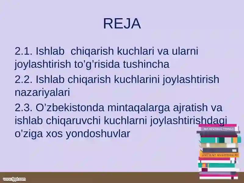 Ishlab Chiqaruvchi Kuchlarni Joylashtirish Qonuniyatlari va Tamoyillari 2