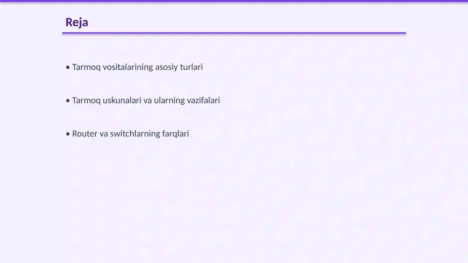 Kompyuter tarmoqlari vositalari va ularning turlari 2
