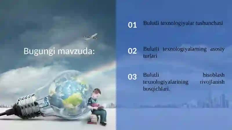 Bulutli texnologiyalar. GOOGLE asbob uskunalar va xizmatlaridan foydalanish 2