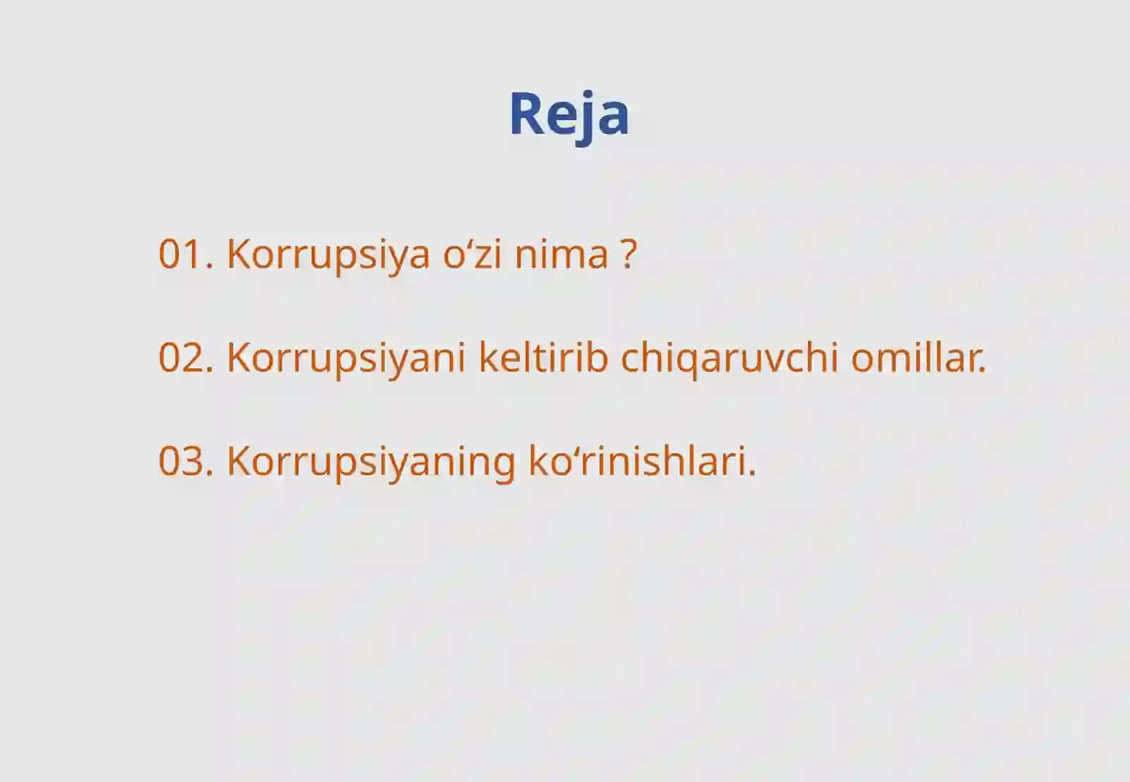 Korrupsiya:uning tarixiy ildizlari. Korrupsiyaga qarshi kurash usullari 2