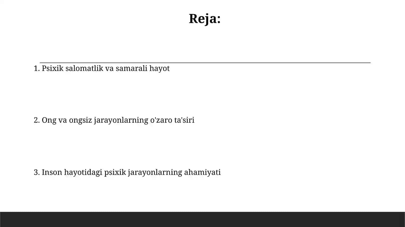 Inson hayotidagi psixik jarayonlarning ahamiyati 2