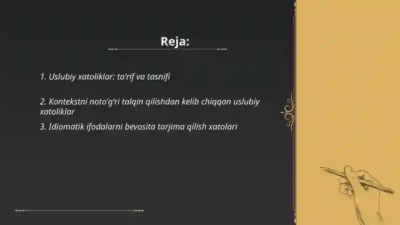 Stylistic errors in translation and methods of avoiding them 2