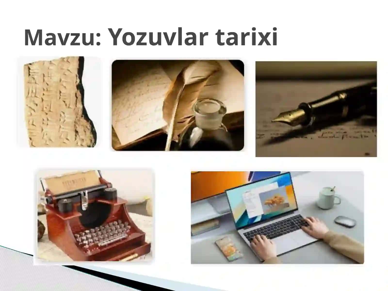Yozuvlar tarixi 2