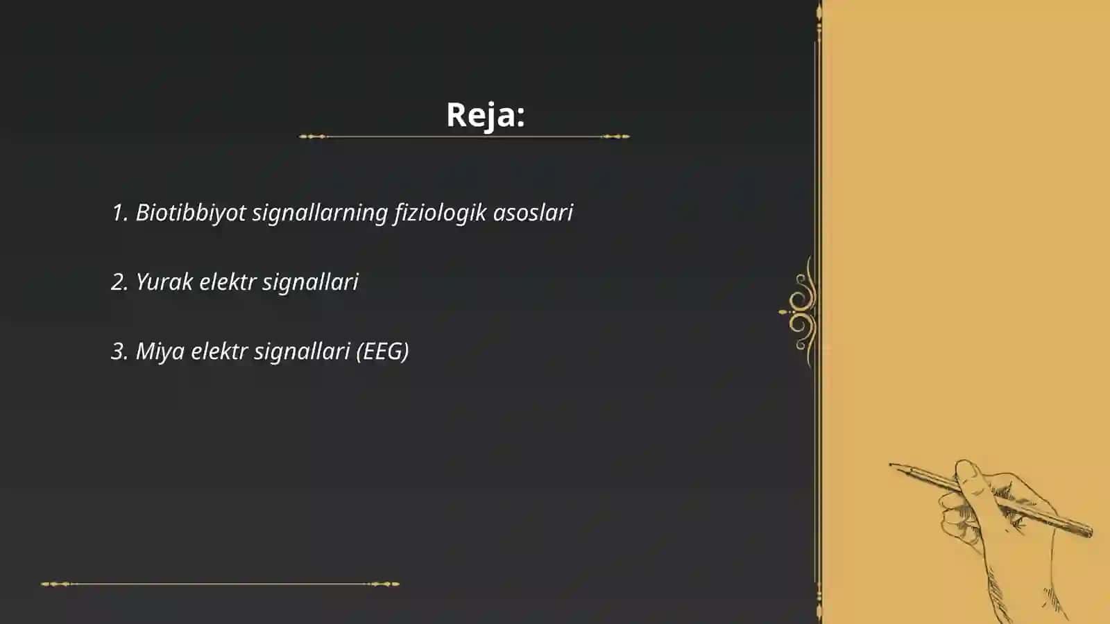 Biotibbiyot signallardi olish usullari 2