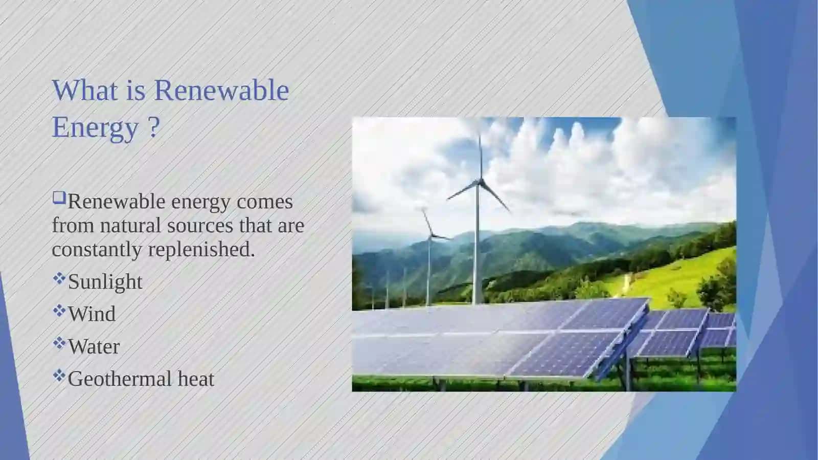 Renewable energy 2