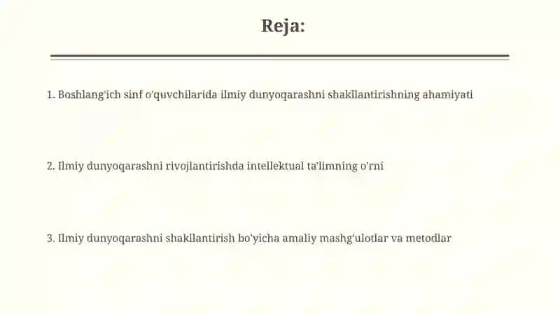 Boshlang'ich sinf o'quvchilarida ilmiy dunyoqarashni shakllantirish 2