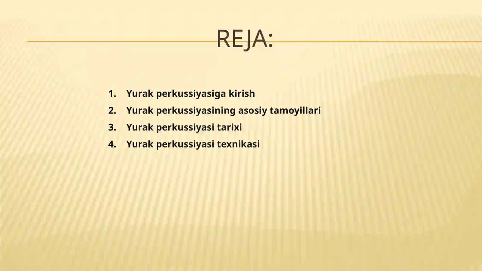 Yurak perkussiyasi 2
