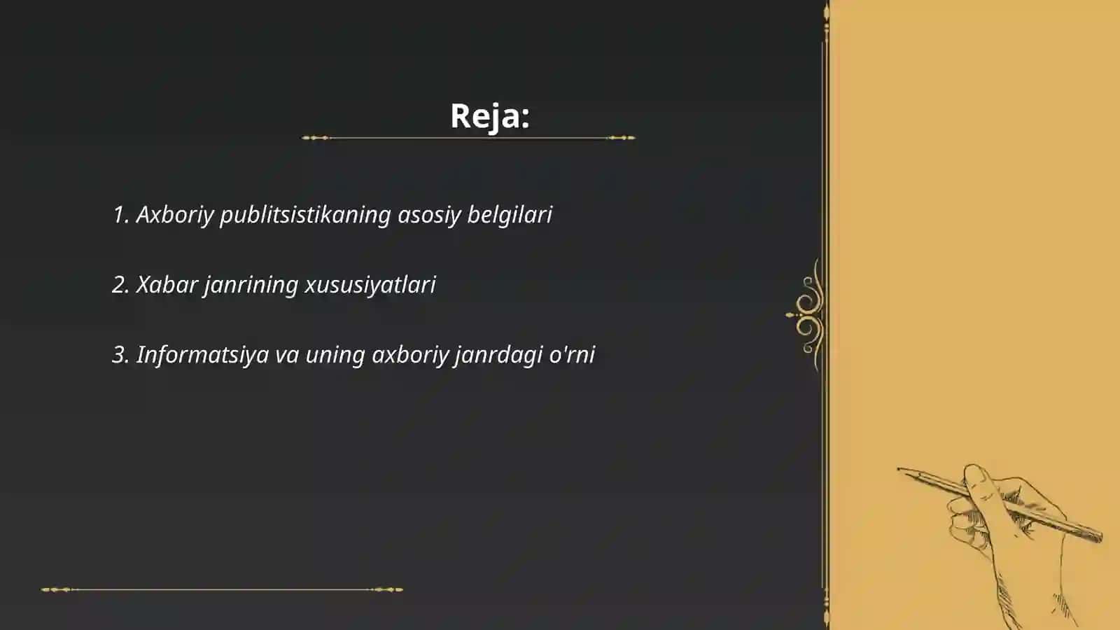 Axboriy publitsistika belgilari 2