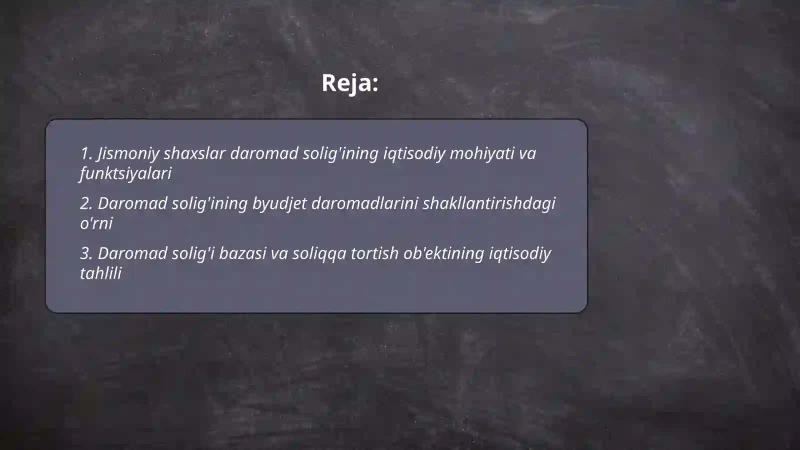 Jismoniy shaxslar daromad soliginin iqtisodiy mohiyati va funktsiyalari 2