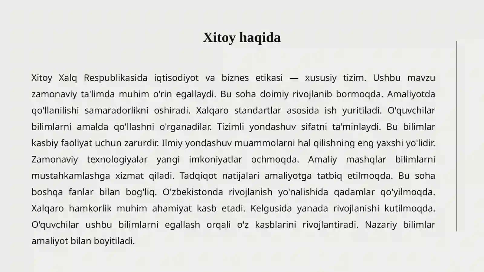 XITOY BIZNES ETIKASI 2