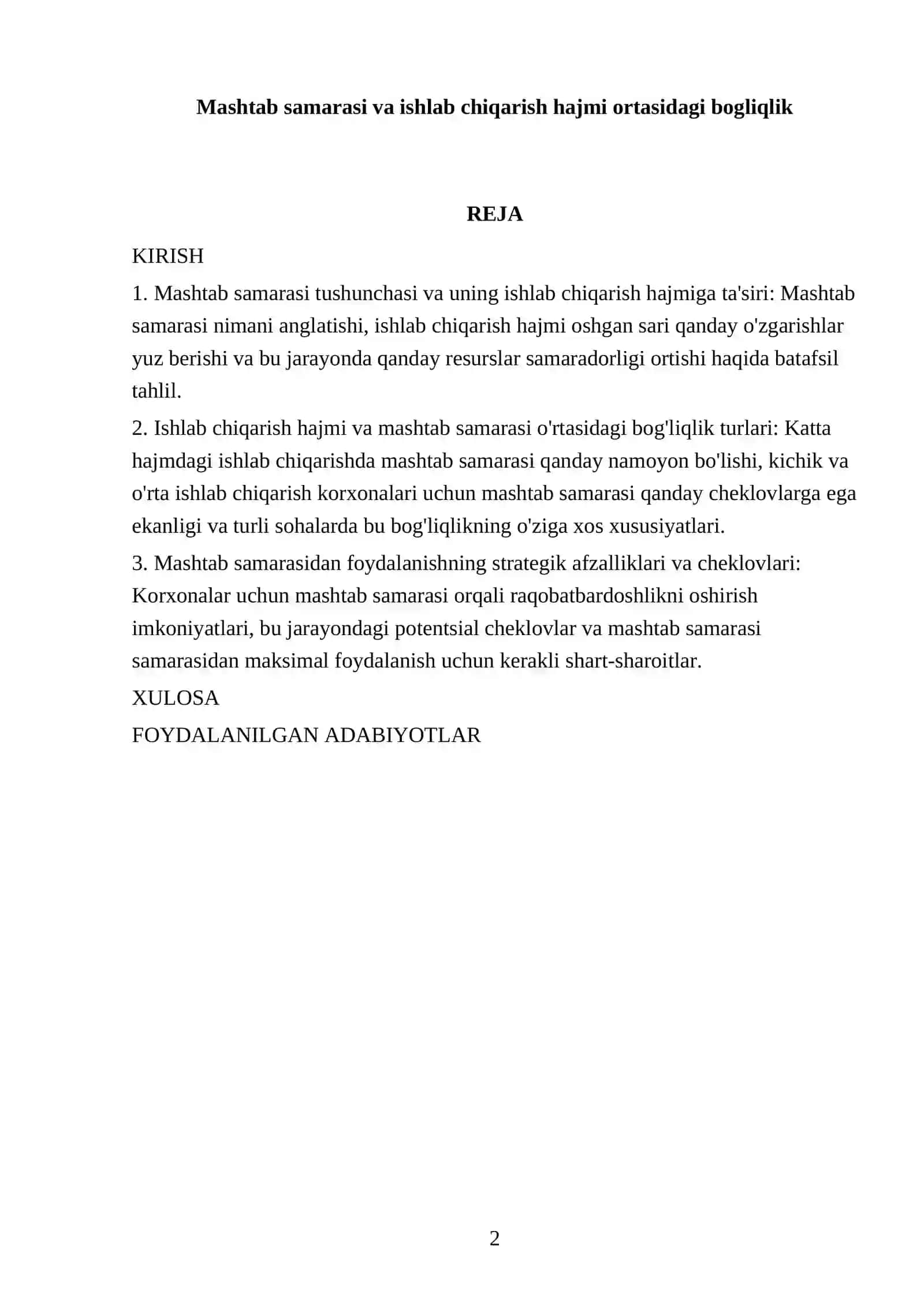 NODIRNING DINSHUNOSLIK FANIDAN TAYYORLAGAN MUSTAQIL ISHI 2