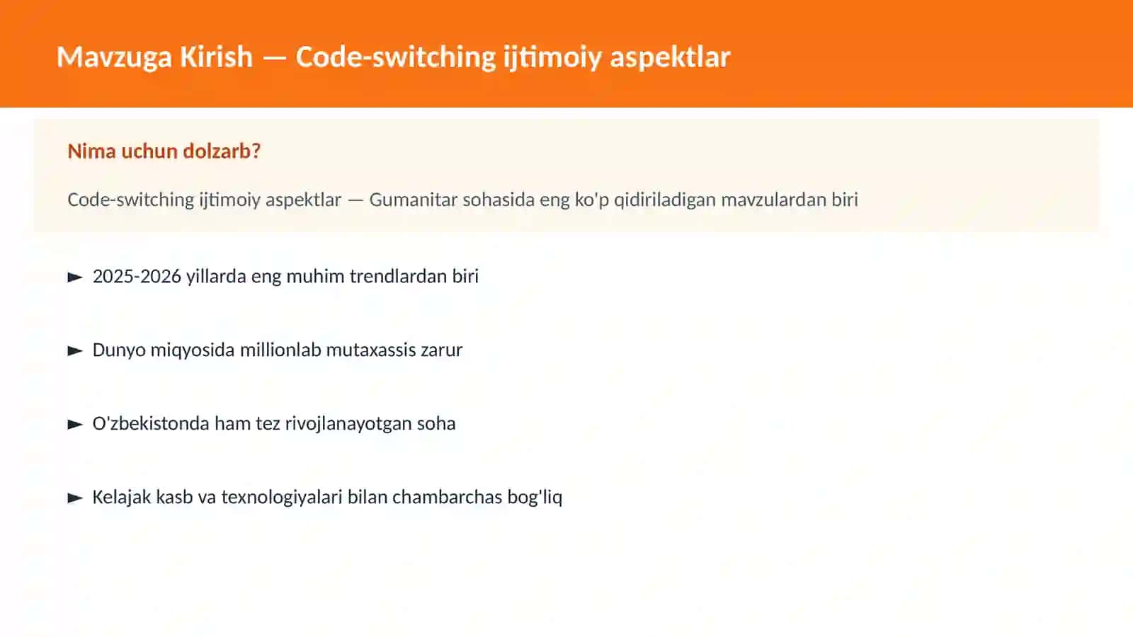 Code-switching ijtimoiy aspektlar 2