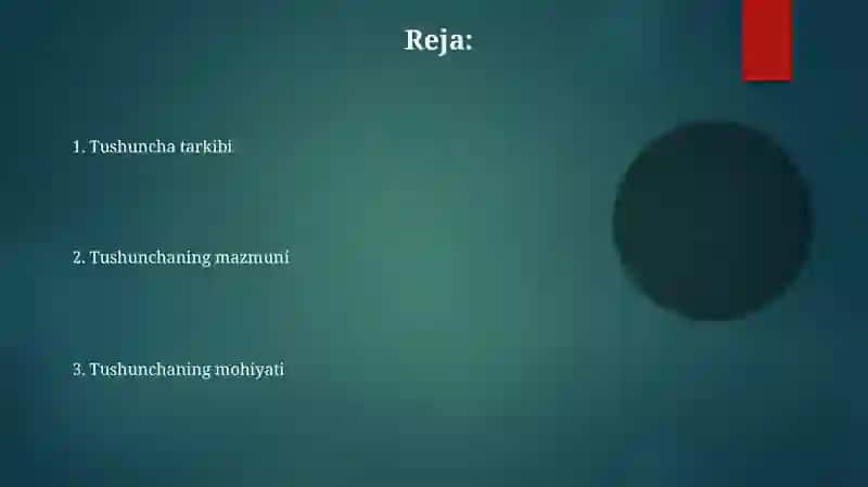 Tushunchaning Mohiyati 2