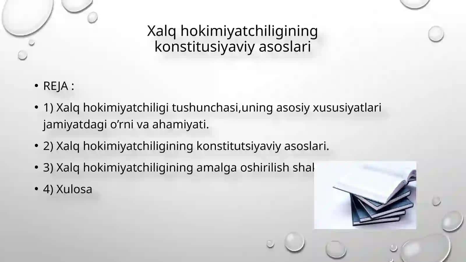 Xalq hokimiyatchiligining konstitutsiyaviy asoslari 2