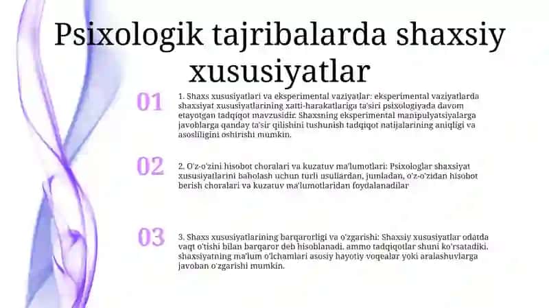 Eksperimentalda Sinaluvchi Uning Shaxsi Va Faoliyati Psixologik Eksperiment Vaziyati 2