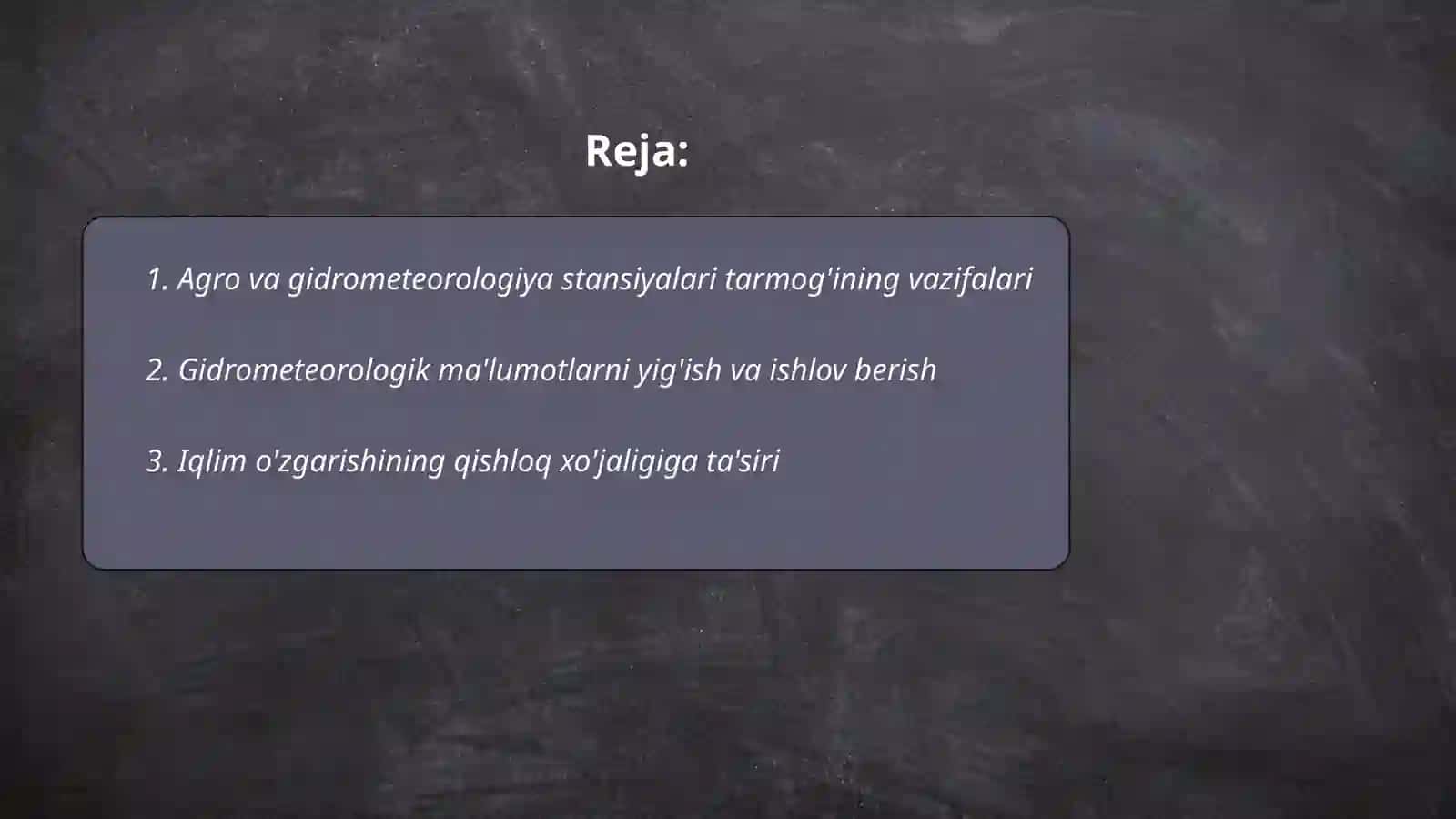 Agro va gidrometeorologiya stanciyalar tarmog'i 2