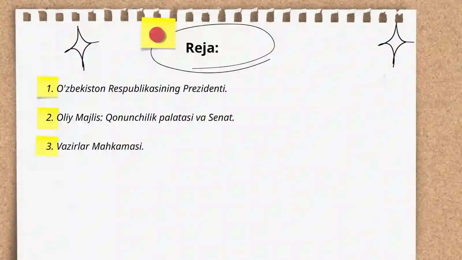 Davlat organlari tizimi 2