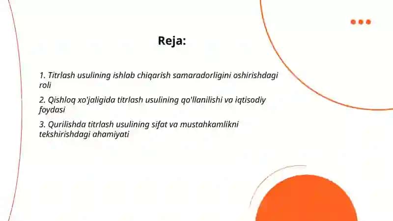 Titrlash usulining xalq xo'jaligidagi ahamiyati 2
