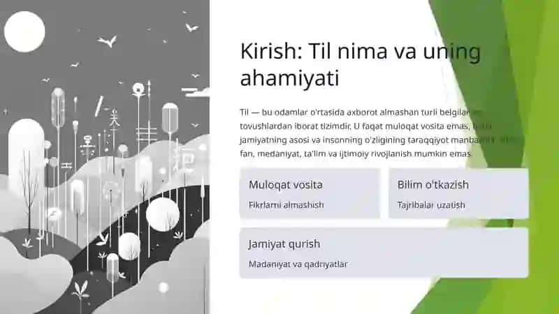 Tilning axborot to'plash va uzatish funksiyasi 2