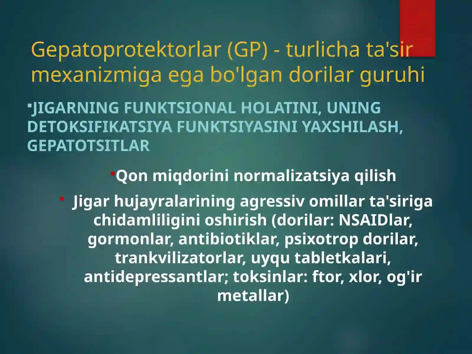 Gepatoprotektorlar 2