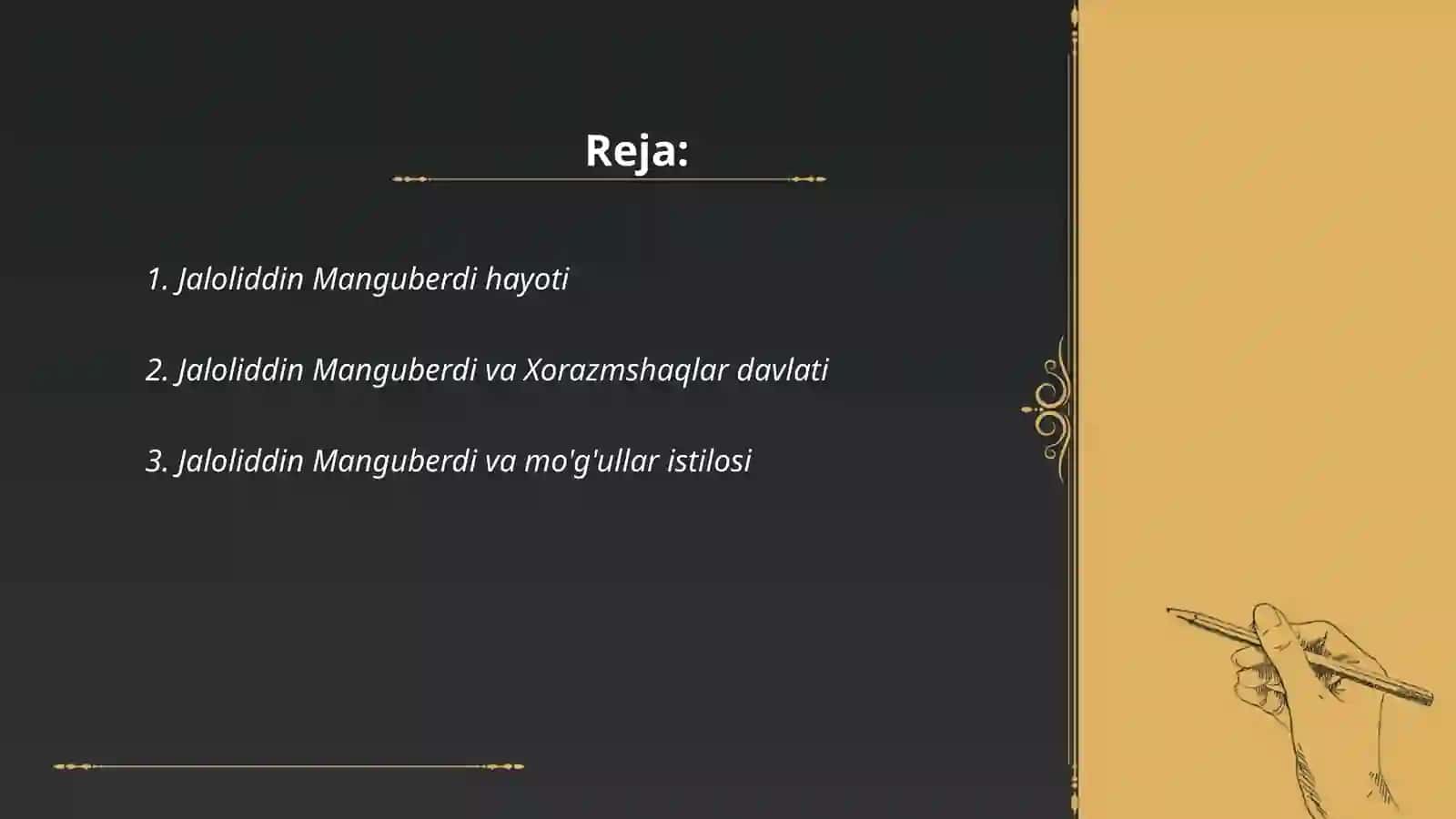 Jaloliddin Manguberdi-Vatan himoyachisi 2