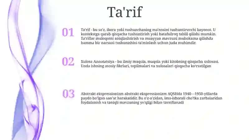 Ta'rif 2
