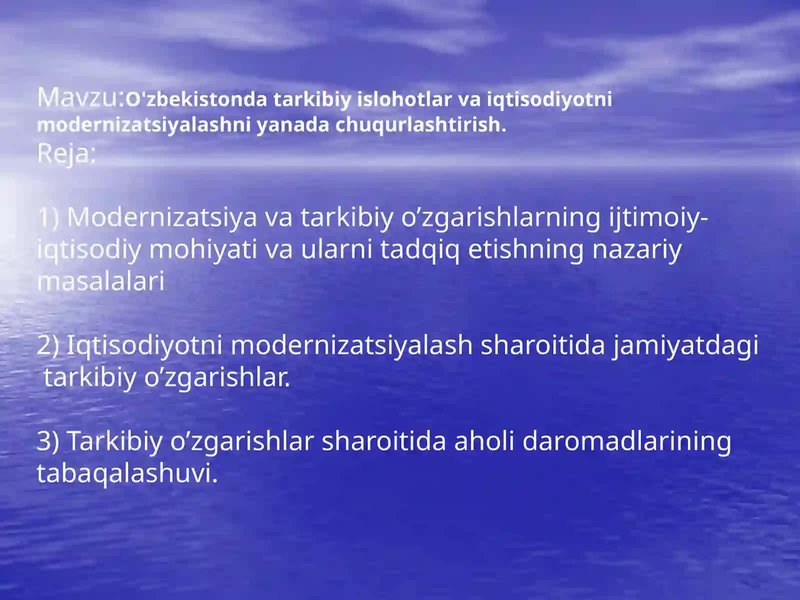 KICHIK BIZNES VA XUSUSIY TADBIRKORLIK 2