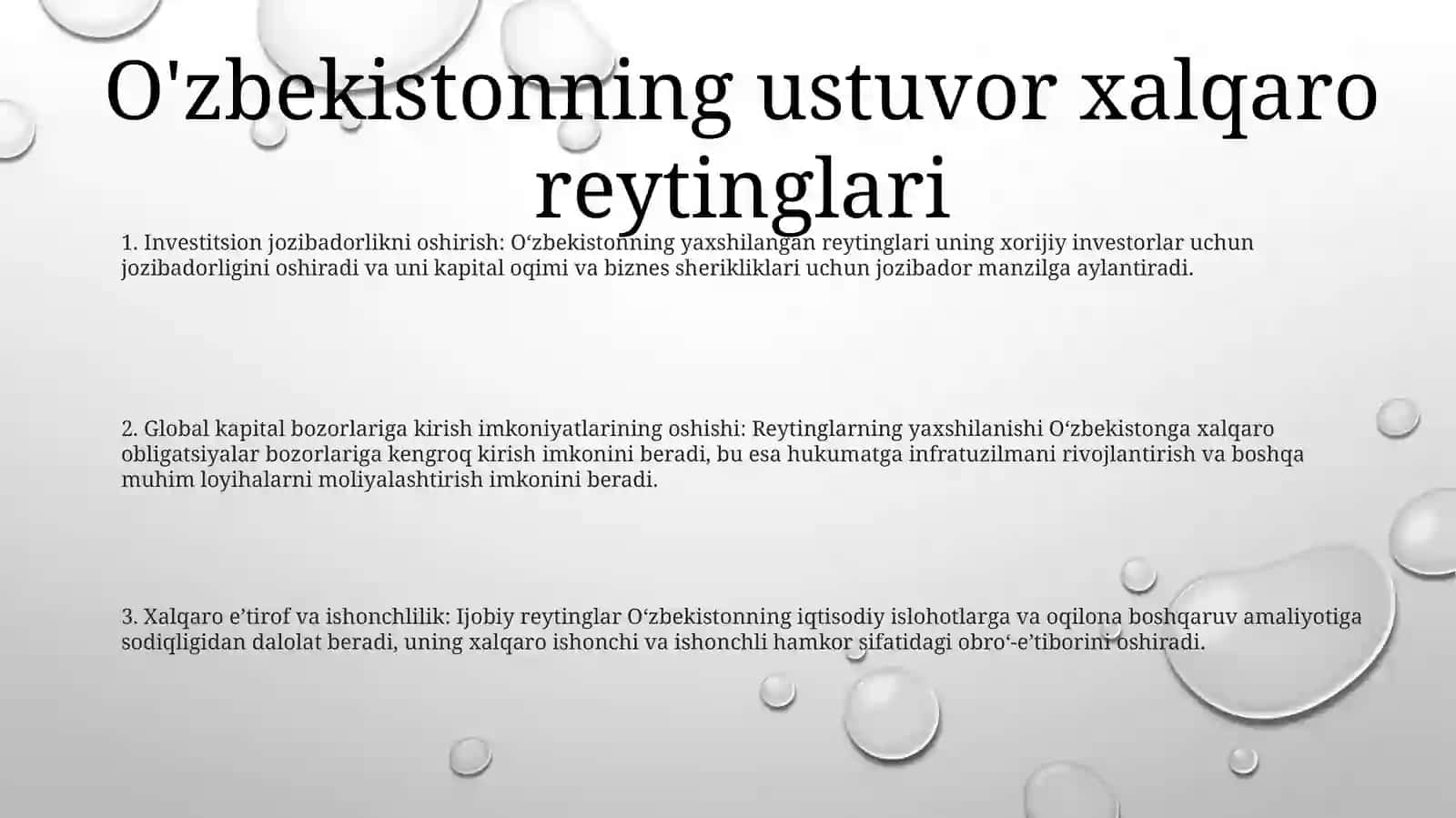 Investitsion jozibadorlikni oshirish 2