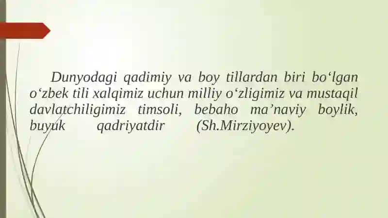 Ona tilim –millat tayanchi 2