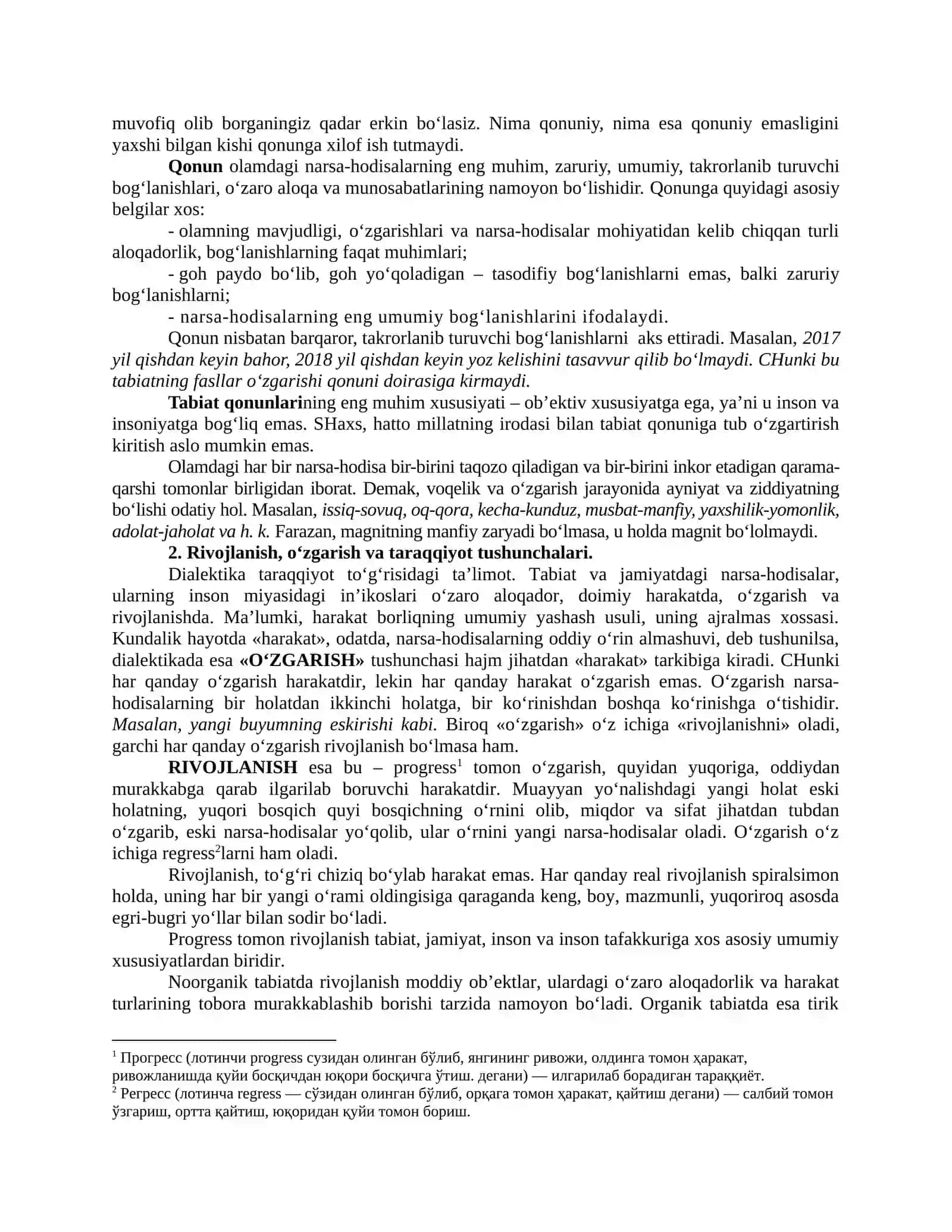 Dialektika tarixiy shakllari va xususiyatlari 2