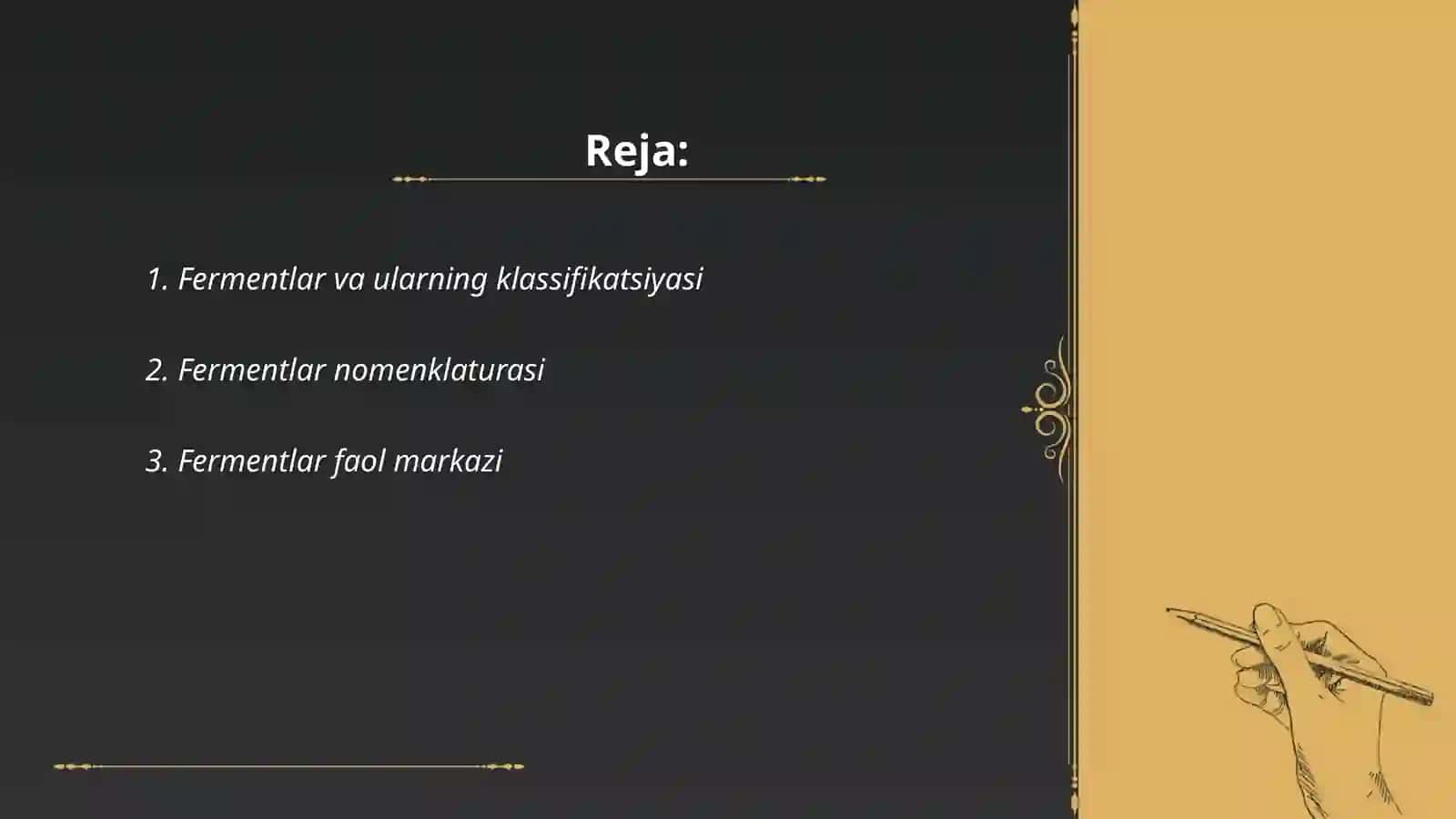Fermentlar namenklaturasi. Hujayradagi moddalar almashinuvidagi òrni. Kofermentlar, ularning klassifikatsiyasi 2