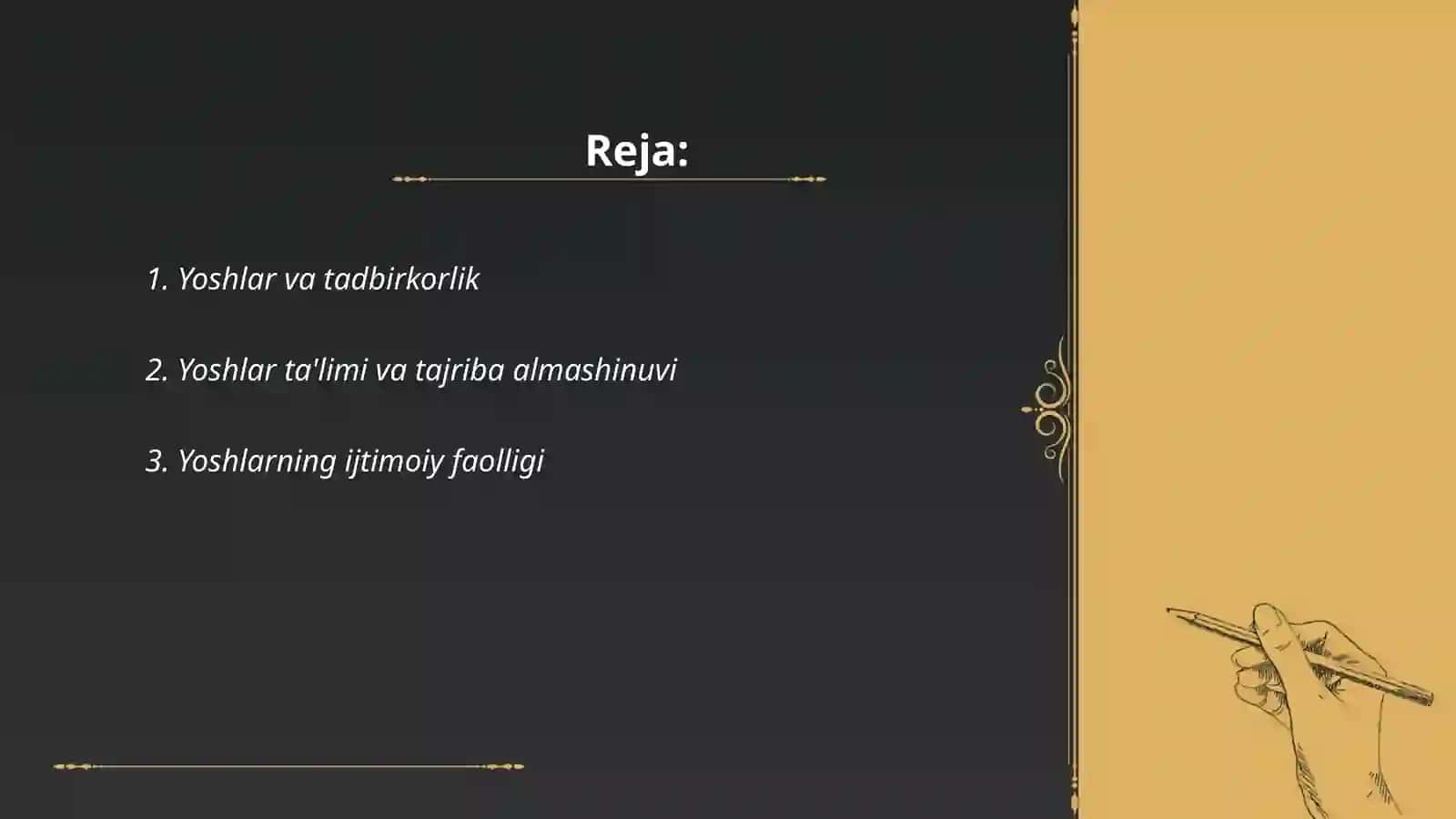 Yosh Buxoroliklar faoliyati 2