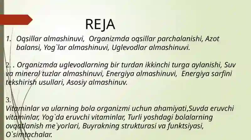 Normal Fiziologiya fanidan tayyorlagan Mustaqilishi 2