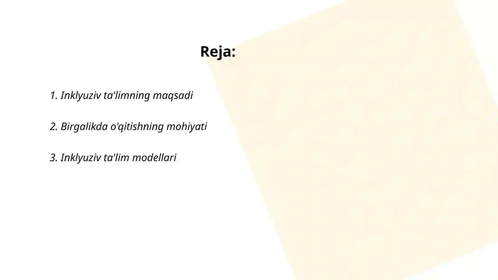 Inklyuziv va birgalikda o'qitish:ularning asosiy farqlarini asoslash 2