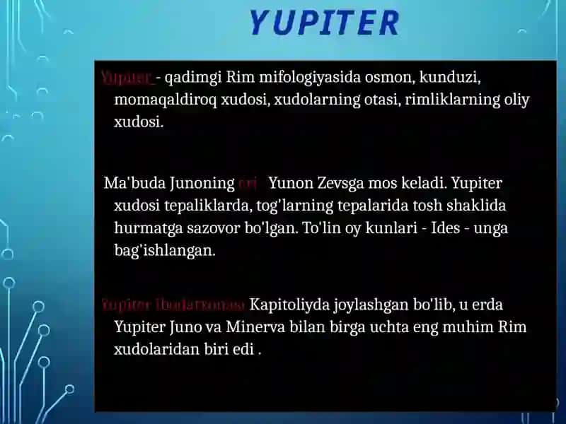 Qadimgi Rimliklarning xudolari 2