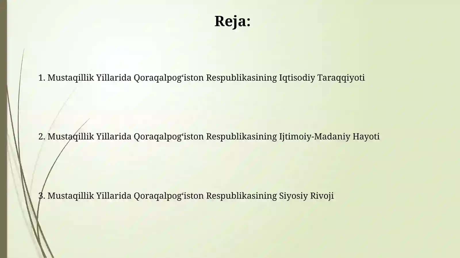 Mustaqillik Yillarida Qoraqalpog'iston Respublikasining Ijtimoiy-Madaniy Hayoti 2