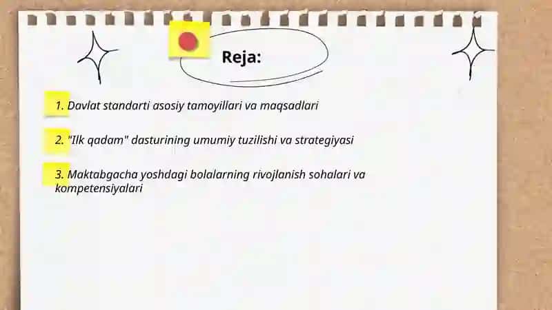 Takomillashtirilgan "Ilk qadam" davlat dasturi 2