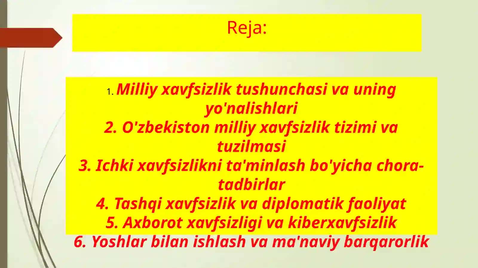 O’ZBEKISTONING ENG YANGI TARIXIfanidan 2