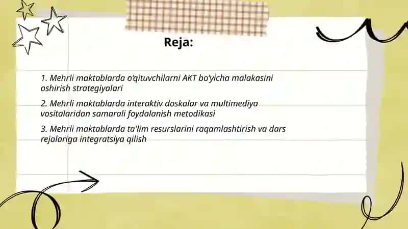 Mehrli maktablarda AKT vositalaridan samarali foydalanish 2