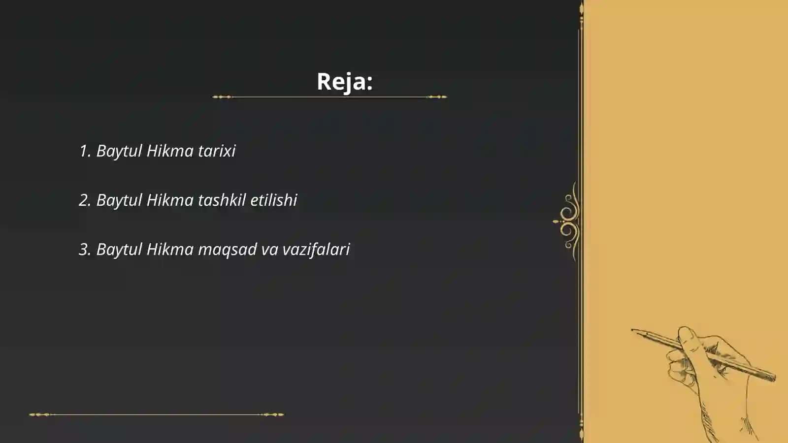 Baytul hikma allomalar haqda 2