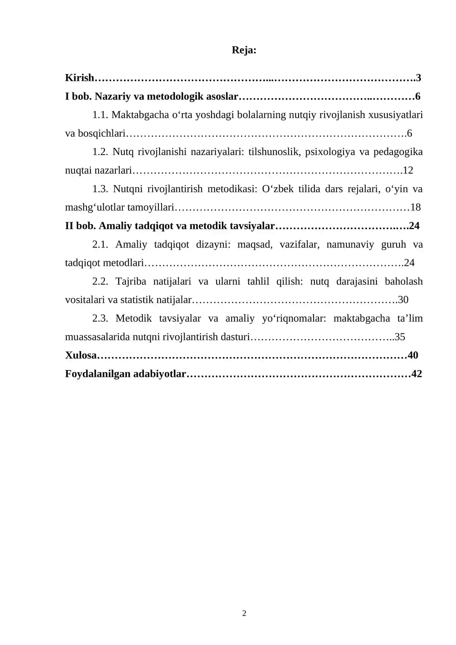 Mактабгача орта йошдаги болалар нутқини ўстириш вазифалари 2