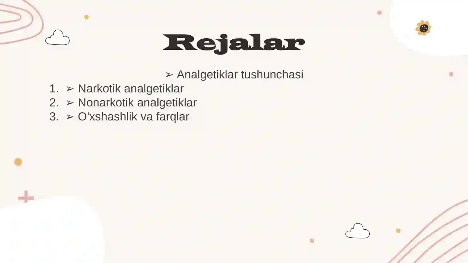 NARKOTIK NONARKOTIK ANALGETIKLAR 2