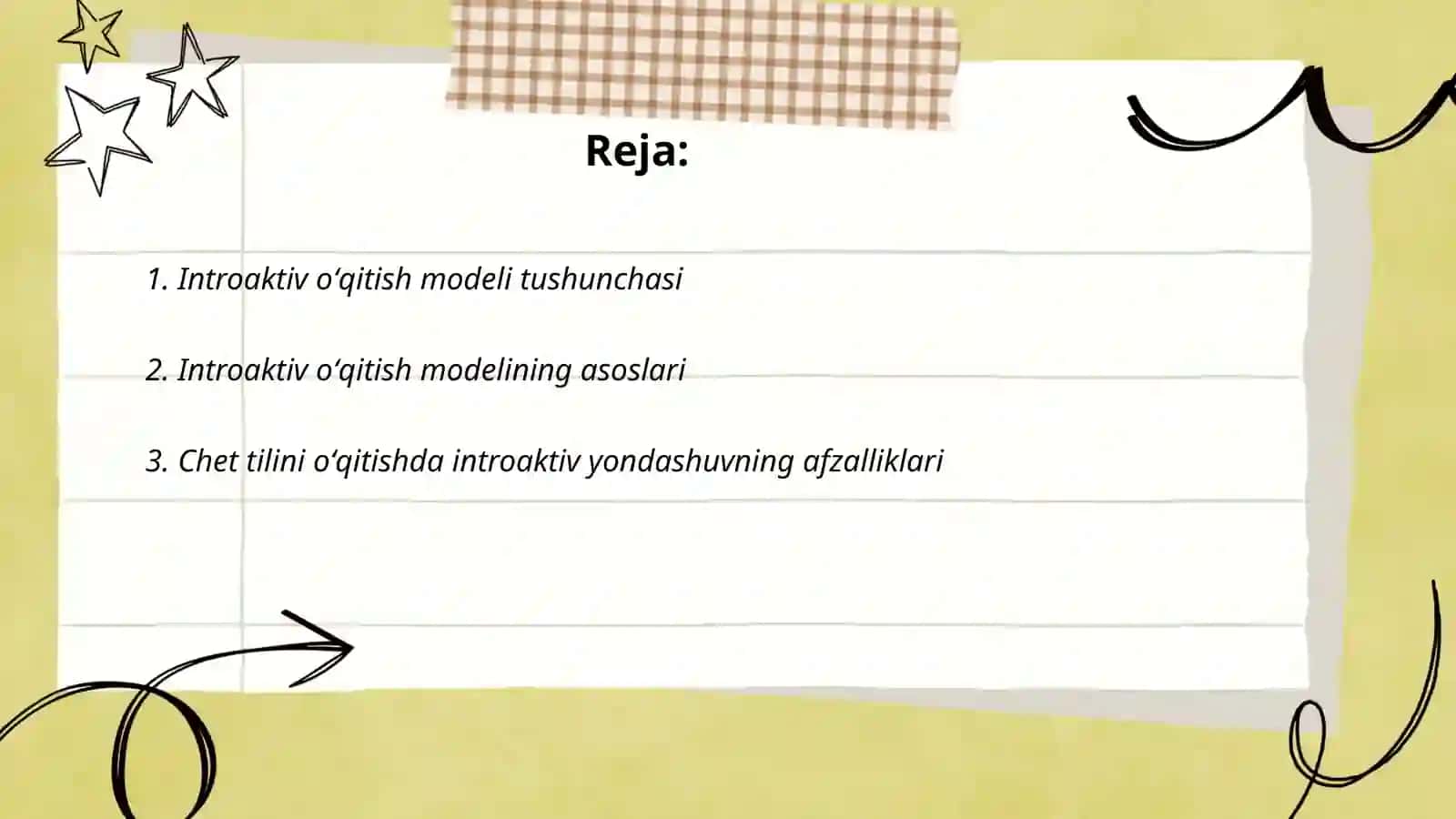 Introaktiv oʻqitish modeli va uning chet tilini oʻqitishdagi afzallillari 2