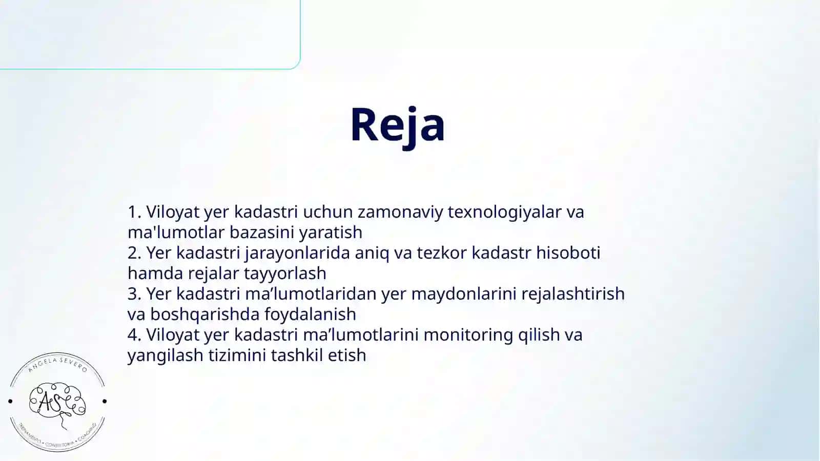 VILOYATDA YER KADASTRINI TASHKIL ETISH VA YURITISH YER KADASTRI MA’LUMOTLARIDAN FOYDALANISH 2