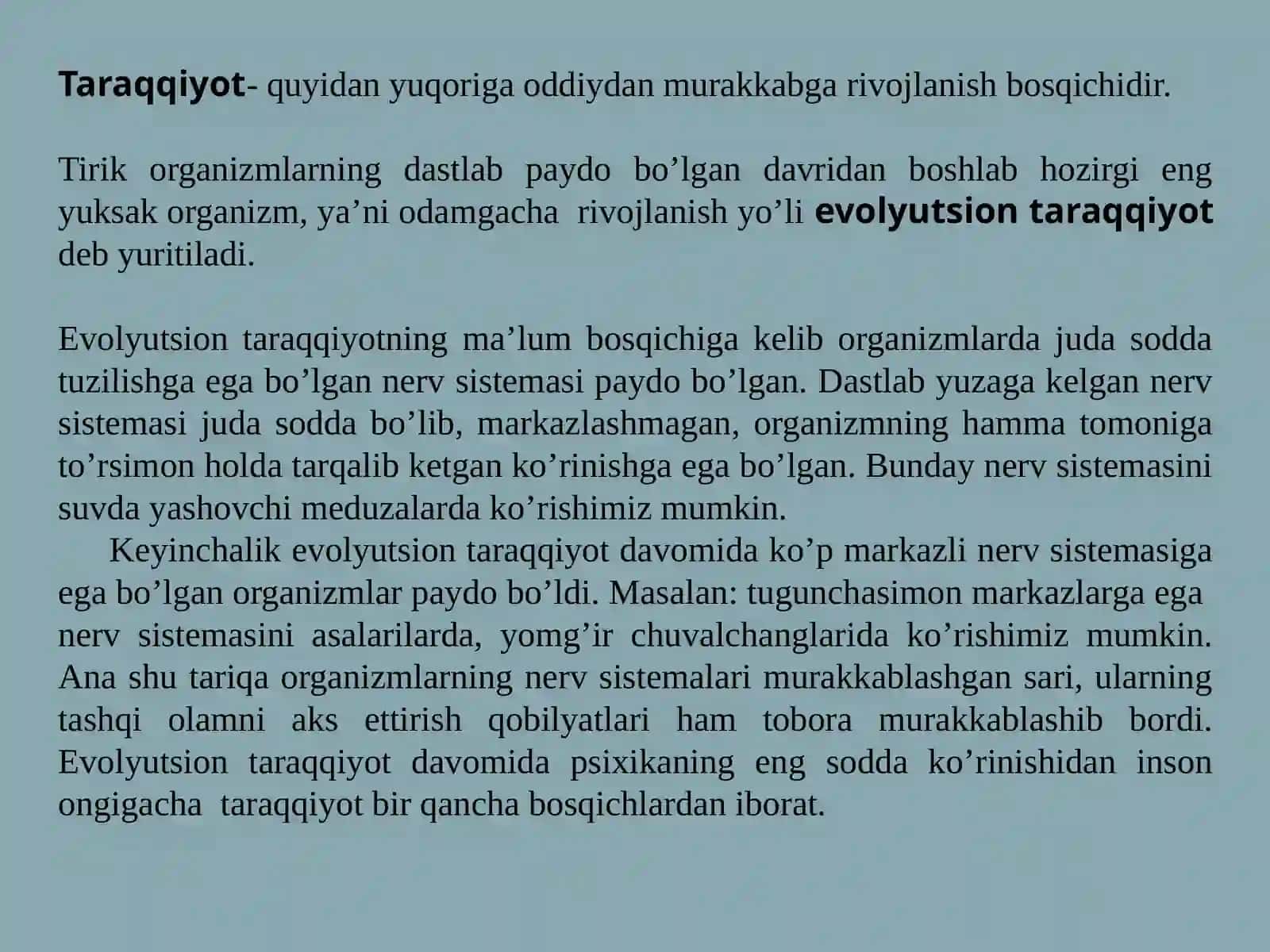 ONG TARAQQIYOTI VA ONGSIZLIK 2