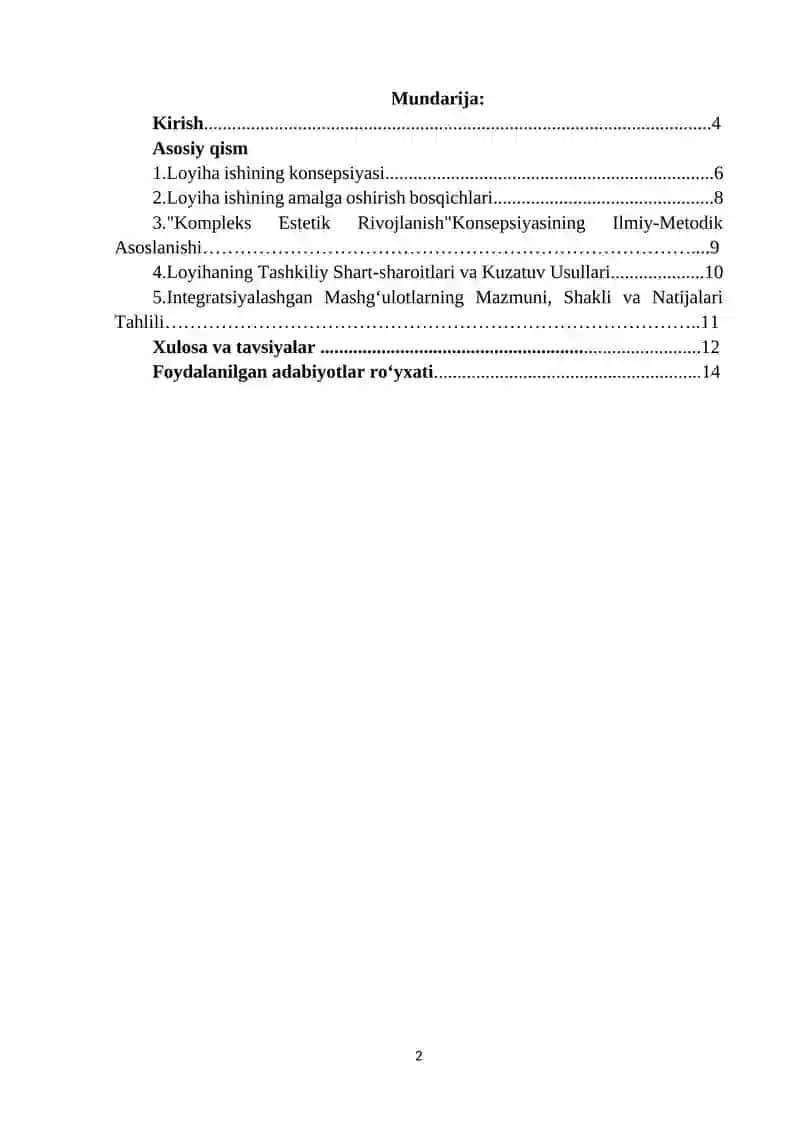 Bolalarning musiqiy qobiliyatlari, didi, estetika va ijodkorlikni rivojlantirish metodikasi loyiha ishi.docx 2