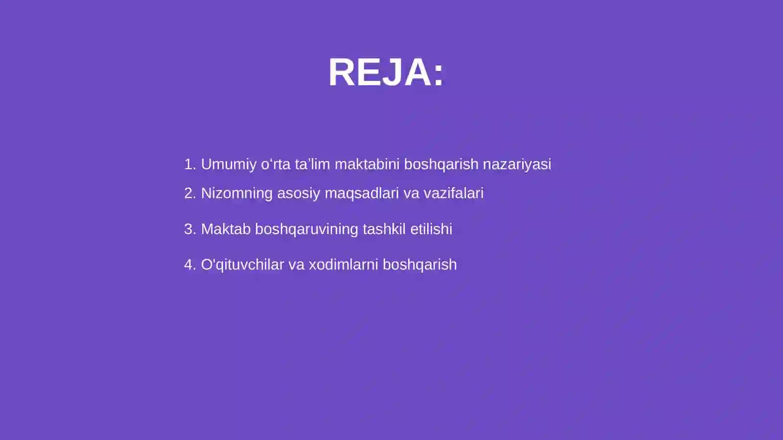 Umumiy oʻrta taʼlim maktabini boshqarish nizomi 2